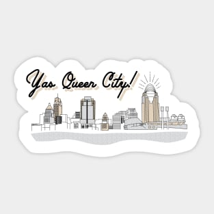 Yas Queen City! Sticker